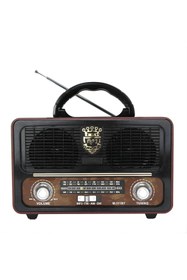 Resim SFL Product Taşınabilir Nostaljik Radyo Bluetooth/fm/usb/sd Retro Radyo M111bt SFLBT111 
