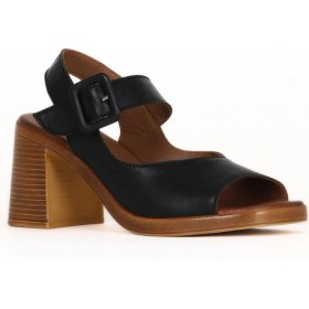 Resim Bueno Shoes Siyah Deri Kadın Topuklu Sandalet 01WE3701 01WE3701 