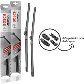 Resim Bosch Aeroeco Muz Silecek Takımı Opel Astra J 2009-2015 ile Uyumlu 