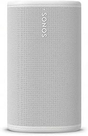 Resim Sonos Play ile tanışın | Güçlü, taşınabilir ve her şeye hazır olan Play, gittiğiniz her yerde büyük stereo ses ve tüm gün pil ömrü sunar. (Beyaz) 