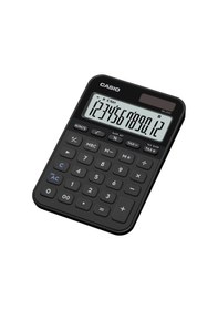 Resim Casio Ms-20yc-bk-w-dp Hesap Makinesi Desktop Gri - Siyah 
