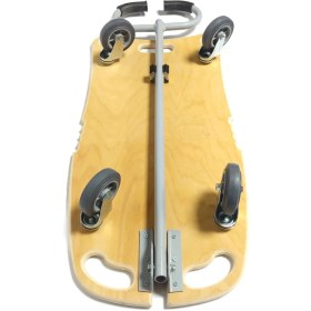 Resim Balatlı Ahşap Yük ve Paket Taşıma Arabası 200 Kg 