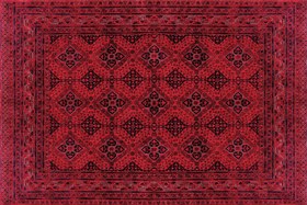 Resim AİDA HOME ROSSO AFGANO SALON HALISI, 80X150 