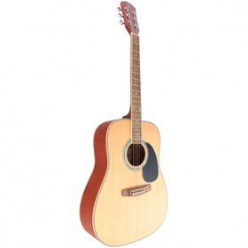 Resim Almira F800N Akustik Gitar - Naturel (Orta Seviye - Dreadnought Kasa) | İleri Seviye İşçilik, Geliştirilmiş İç Balkon Yapısı, Zengin Akustik Projeksiyon | Ölçüler: 41 İnç Standart Dreadnought 