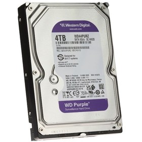 Resim Wd Purple Wd44purz 3,5&quot 4tb, 128mb, 5400 Rpm, 7/24 Güvenlik Hdd Türkiye Distribütörü li 