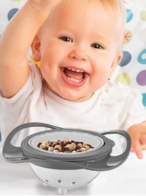 Resim Babyjem Dökülmeyen Tabak Gri Cam Rende 