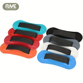 Resim Surf Tahtaları, Kano ve SUP'lar için PVC Ergonomik Kaymaz Saplı Kürek - Çok Renkli (Kırmızı/Mavi/Siyah/Turkuaz) Güvenli Yapışkan Tutuşlu Kürek Spor Aksesuarları 