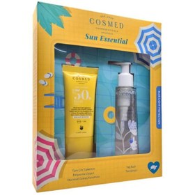 Resim Cosmed Sun Essential Fluid Spf50+ 50 ml & Atopia Cleansing Oil 100 ml İkili Set 