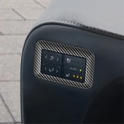 Resim Oasis Oasis Koltuk Kontrol Paneli Döşeme Çerçevesi Sticker Karbon Fiber Deseni Için (Yurt Dışından) 