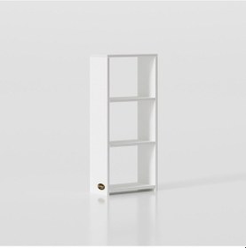 Resim Kenzlife Kitaplık Süper Ga 090 40 19 Byz 3 Katlı Tek Bölme Ofis Mutfak Banyo Dolabı Arkalıksız 