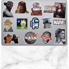 Resim Aesthetic Seri 1 Temalı Sticker Seti, Çıkartma, Ajanda Bujo Scrapbook Kolaj Etiket Bullet Journal Diğer 