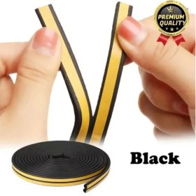 Resim Premium Kapı Pencere Soğuk Toz Geçirmez Izolasyon Fitili Kendinden Yapışkanlı Isı Yalıtım 2x5=10 mt 