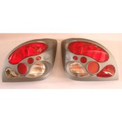 Resim Genel Markalar 2000-2002 Ford Fiesta Modifiye Stop Lambası Sağ-Sol Set 2 Parça Gri-Kırmızı-Beyaz (Tyc) (Adet) 