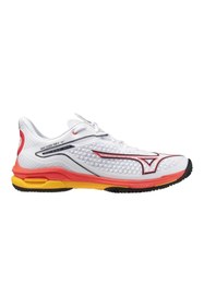 Resim Mizuno Wave Exceed Tour 6 AC Erkek Tenis Ayakkabısı Beyaz / Turuncu 