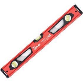 Resim Gfb Kırmızı Profesyonel Mıknatıslı Su Terazisi 100 cm GFB5525 