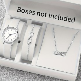 Resim 3'lü Set Şık Minimalist Dijital Kadranlı Kuvars Saat + Takı Seti - Saat Kutusu Hariç, Öğrenciler, Ofis Çalışanları, Doğum Günleri, Düğünler, Okula Dönüş Sezonu, Hafta Sonları, Müzik Festivalleri, Mezuniyet Sezonu ve Tüm Özel Günler İçin Uygun, Erkek ve Kadınlar için 