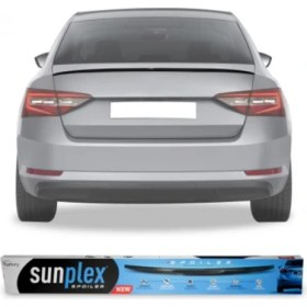 Resim Şüscar Oto Sunplex Skoda Octavia Bagaj Üstü Spoiler Piano Black 2013-2019 