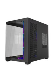 Resim Rampage Ares V2 7 ARGB Fanlı Gaming Kasa Temperli Cam ATX Mid Tower Akvaryum Oyuncu Bilgisayar Kasası 