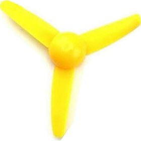 Resim 80mm Pervane 3 Kanat Oyuncak Rüzgar Gülü Kürek Botu Motor Rc 