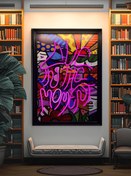 Resim LIVE IN THE MOMENT Canvas Art Tablo 