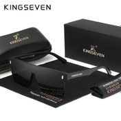 Resim KINGSEVEN Polarize Kare Gözlük - Yüksek Kaliteli Lensler, TR Çerçeve, Sporlar, Partiler, Sürüş ve Fotoğrafçılık İçin İdeal, Mükemmel Sevgililer Günü Hediyesi, Polarizasyon Lensi | Şık Gözlük | Dayanıklı Lens 