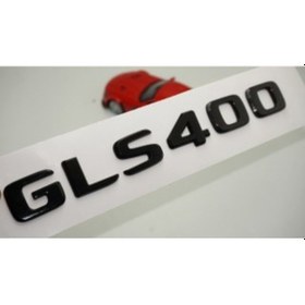Resim GLS 400 Bagaj Parlak Siyah ABS 3M 3D Yazı Logo 