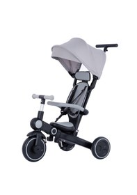 Resim Bebelux Katlanabilir Ve Denge Bisikleti Özeliğine Sahip Üç Tekerlekli Bebek Ve Çocuk Bisikleti Gri 