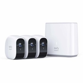 Resim eufy Security eufyCam E Wireless Home Security Camera 3-Cam Kit 