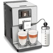 Resim Krups EA877D Intuition Experience+ Tam Otomatik Espresso & Kahve Makinesi Metalik 