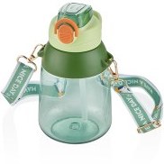 Resim Vagonlife Pipetli Çocuk Su Matarası Yeşil 800 ml 