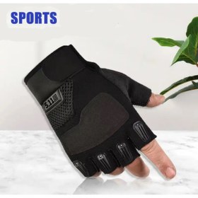 Resim BGA TAKTİK spor eldiven bisiklet sürüş halter egzersiz eldiveni 