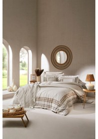 Resim Özdilek Özdilek Aurea Çift Kişilik Nevresim Takımı Bej 