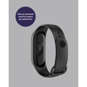 Resim Marsilyan Bluetooth Akıllı Bileklik Spor Modlu Kalp Atış Takipli Uyku Analizli 