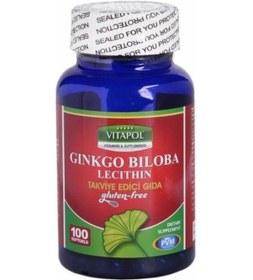 Resim Vitapol Ginkgo Biloba Lecithin 100 Softgel Nisan 