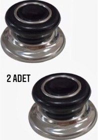 Resim Mutfak 2 Adet Siyah Tüm Tencere Tava Kapaklarına Uygun Bagalit Tepe Cam Tencere Kapağı Kulpu Diğer 