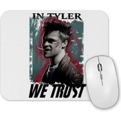 Resim Baskı Dükkanı Clube Da Luta Em Tyler Durden Mouse Pad 