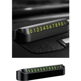 Resim Thentech Telefon Numeratörü Şık Görünüşlü Fosforlu Telefon Numarası Araç Içi 