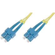 Resim Beek Sc-sc Fiber Optik Patch Kablo, 9/125 ?, Singlemode, 3.0mm, Duplex, Os2, Lszh, 20 Metre 