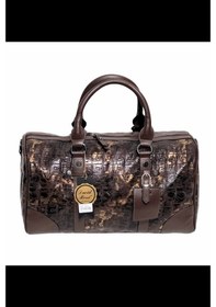 Resim David Rossi Deri Ve Süet Damarlı Spor Çantası 