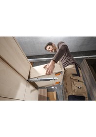 Resim 760h4000s Blum Movento Çift Açılım Frenli Ray 40 Cm-5445 Gümüş 