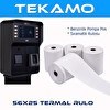 Resim Tekamo 56x25 Pompa Yazarkasa Termal Pos Rulosu 10 Adet 