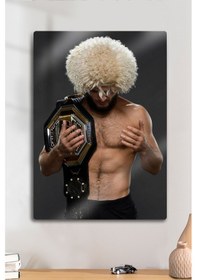 Resim Metal Baskı - Khabib Nurmagomedov, Ufc, Parlak Tablo, Sporcu 