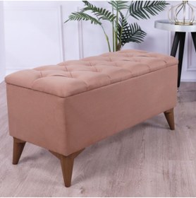 Resim HOMİNG Vinde Modern Sandıklı Puf Bench Seh-4543 