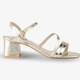 Resim Stato Kadın Topuklu Sandalet Gold Gold 