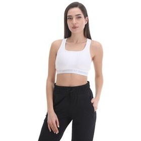 Resim Under Armour Ua Crossback Mid Bra Kadın Büstiyer Beyaz 