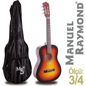 Resim Klasik Gitar Junior Manuel Raymond MRC87SB (Kılıf Hediye) 
