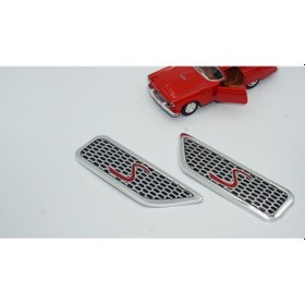 Resim Mini Cooper S Çamurluk Yanı 3M 3D Logo Amblem 2 Li Set 