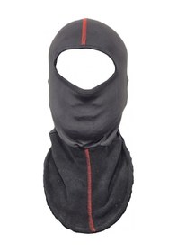 Resim Kışlık Balaklava Göğüs Korumalı Polarlı Siyah Yüz Maskesi 