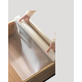Resim K-Yonlineticaret Kaydırmaz Şeffaf Raflık Çekmece Örtüsü 45X300 cm 