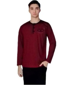 Resim Aysu 2008 Erkek Uzun Kol Pijama Takımı Penye Pijama Takımı 